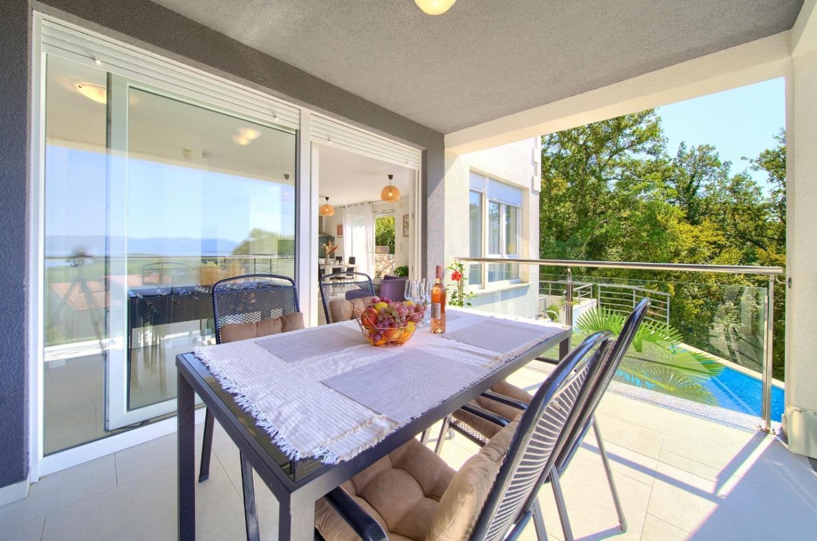 Apartment Sasso Bianco With The Private Pool نجيفيش المظهر الخارجي الصورة
