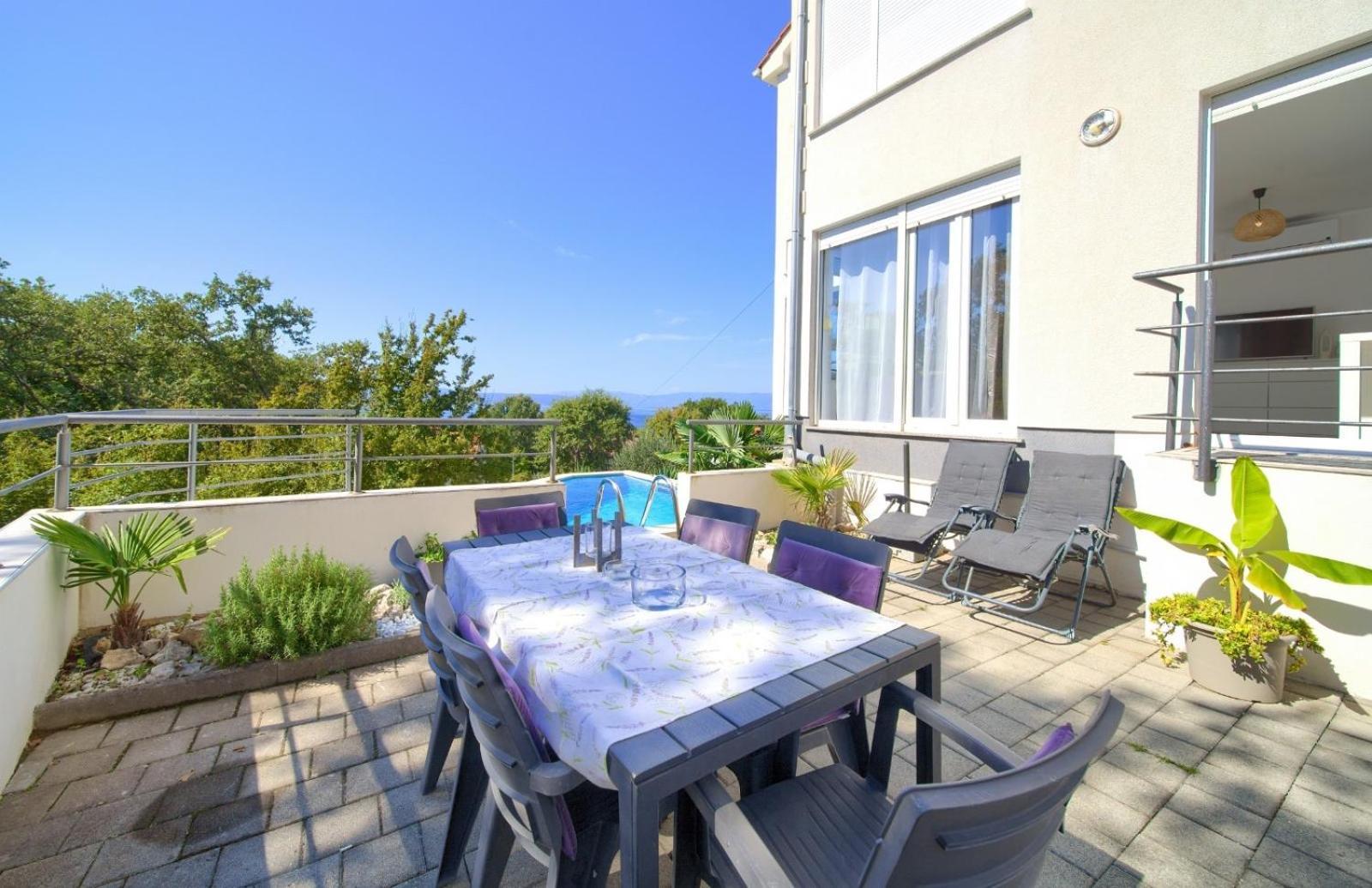 Apartment Sasso Bianco With The Private Pool نجيفيش المظهر الخارجي الصورة